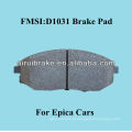 D1031 OE qualidade semi-metallic freio pad